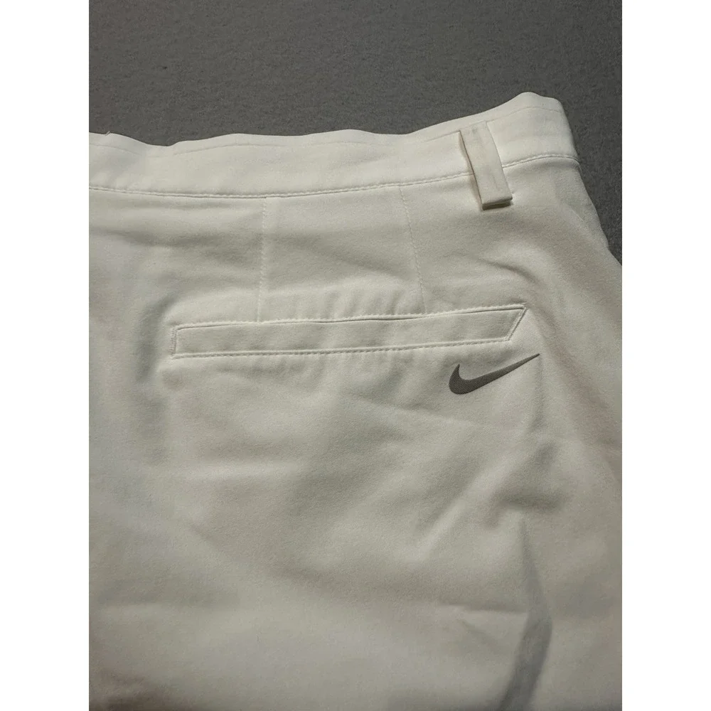 Nike Golf Dri Fit Shorts Mens 35 Off White Performance Stretch Standard Fit